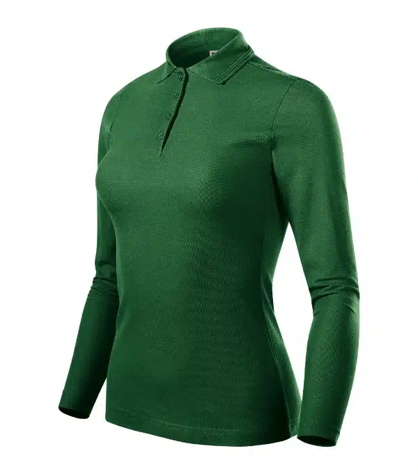 Pique Polo LS Tricou polo pentru damă - imagine 5