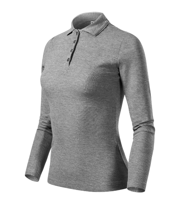 Pique Polo LS Tricou polo pentru damă - imagine 3