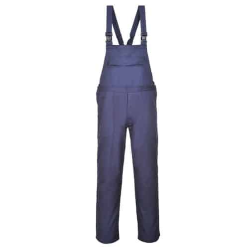 Pantalon cu pieptar Bizflame Pro - bleumarin - sudor, multinorm